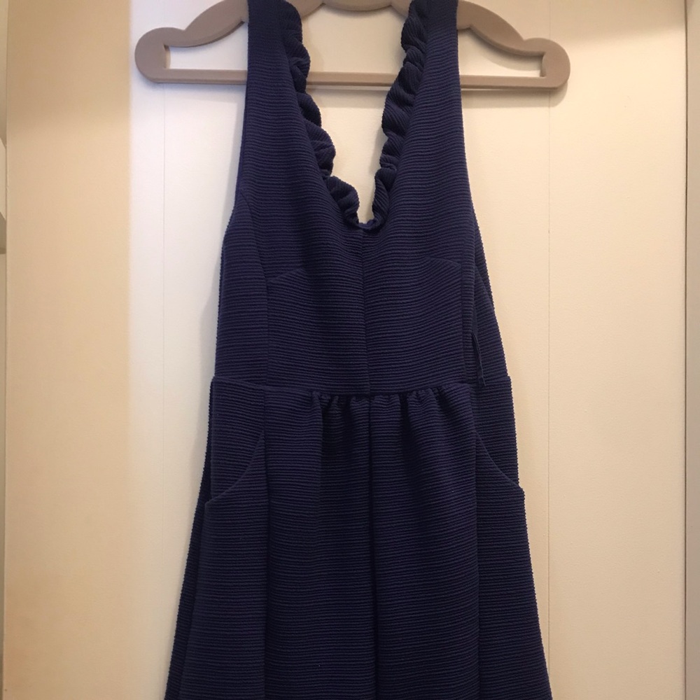 Maeve for Anthropologie flirty purple dress